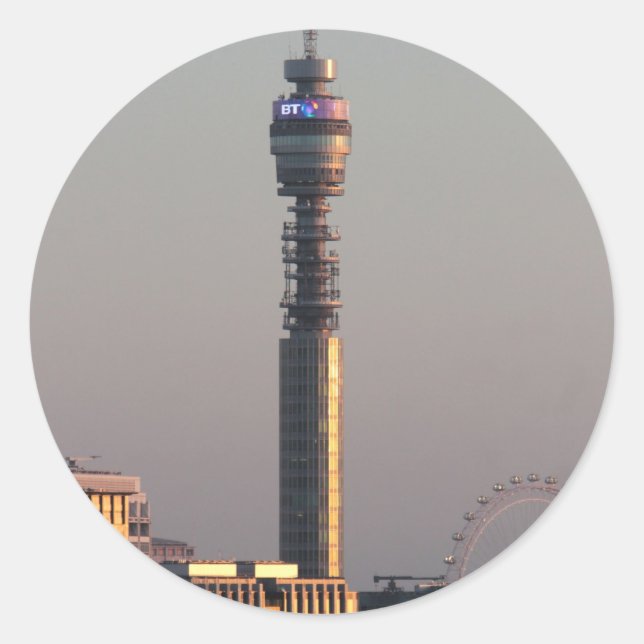 London Runt Klistermärke (Framsida)