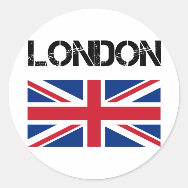 London Runt Klistermärke (Framsida)