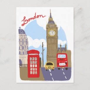 London Scene Vykort
