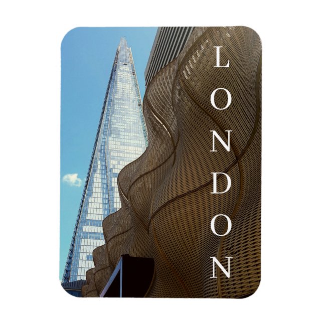London Shard view-kylmagnet Magnet (Vertikal)