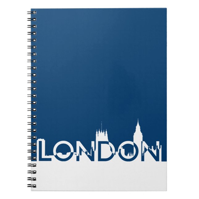 London silhouette anteckningsbok (Framsidan)