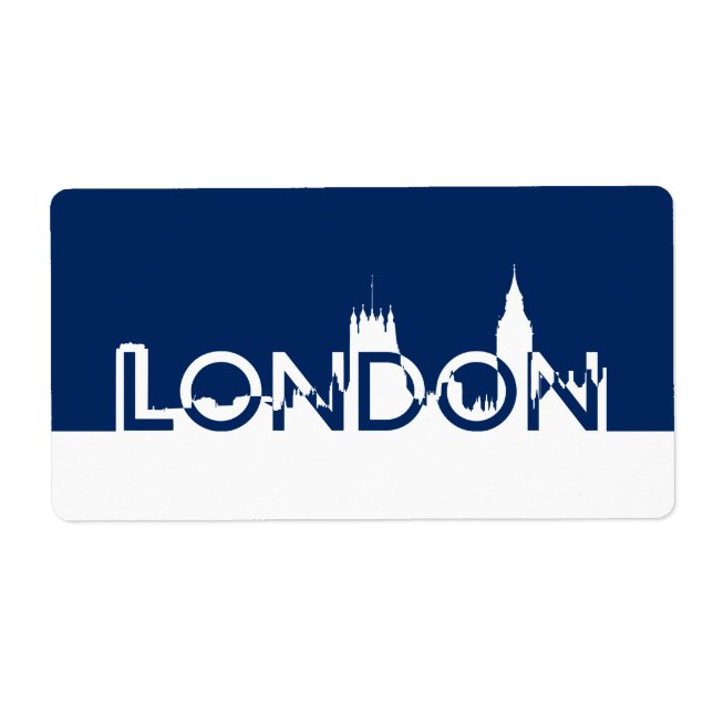London silhouette fraktsedel (Framsidan)