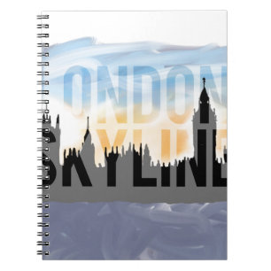 LONDON-skylin Anteckningsbok