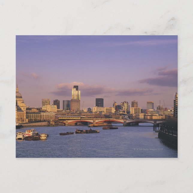 London Skyline 2 Vykort (Framsida)