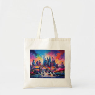 London Skyline Abstrakt Art Tygkasse