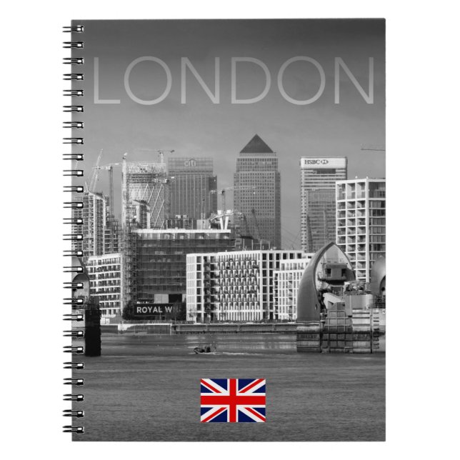 London Skyline Anteckningsbok (Framsidan)