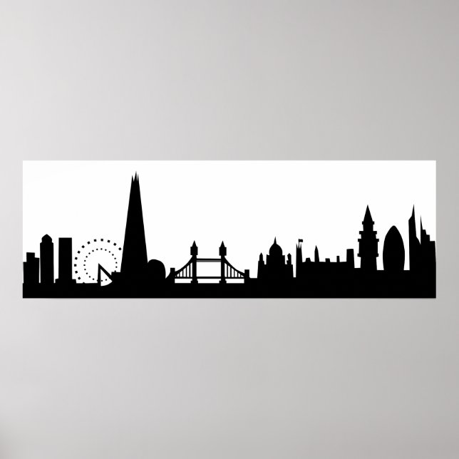 london skyline deco poster (Framsidan)