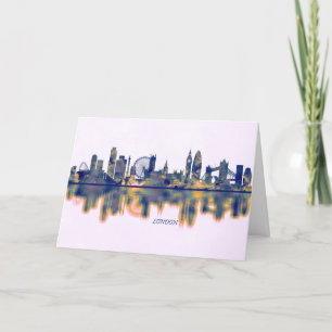 London Skyline Helgkort