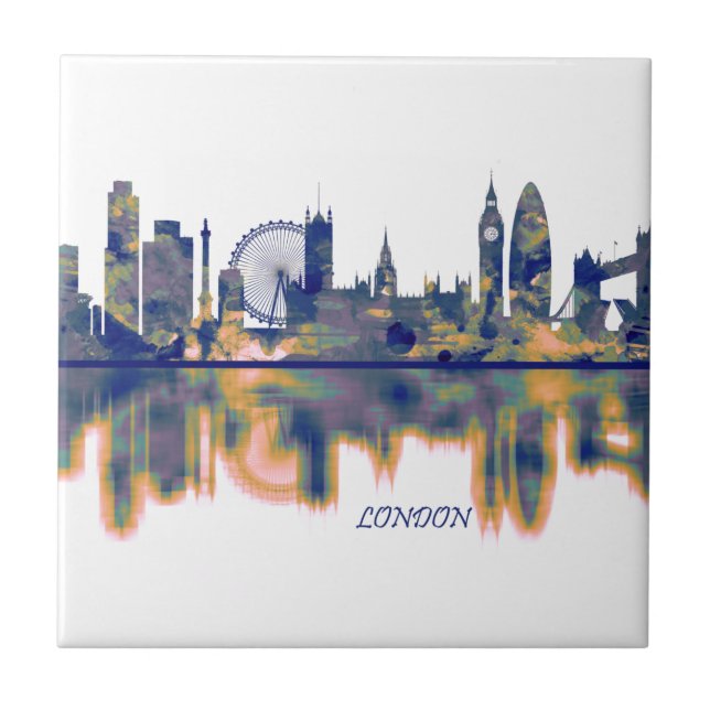 London Skyline Kakelplatta (Framsidan)