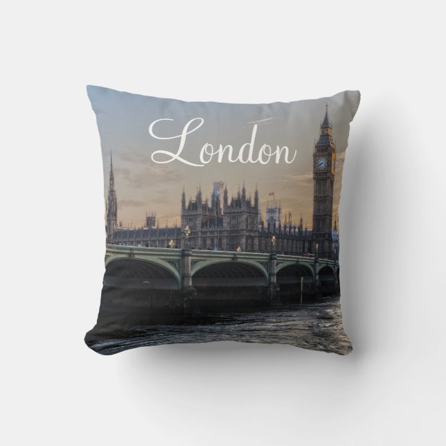 London Skyline Kudde (Framsida)