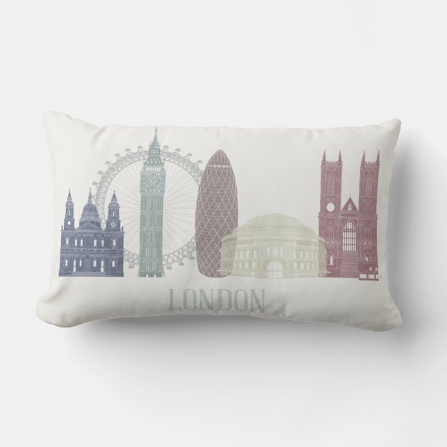 London Skyline Lumbarkudde (Framsida)