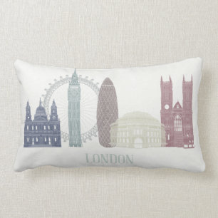 London Skyline Lumbarkudde