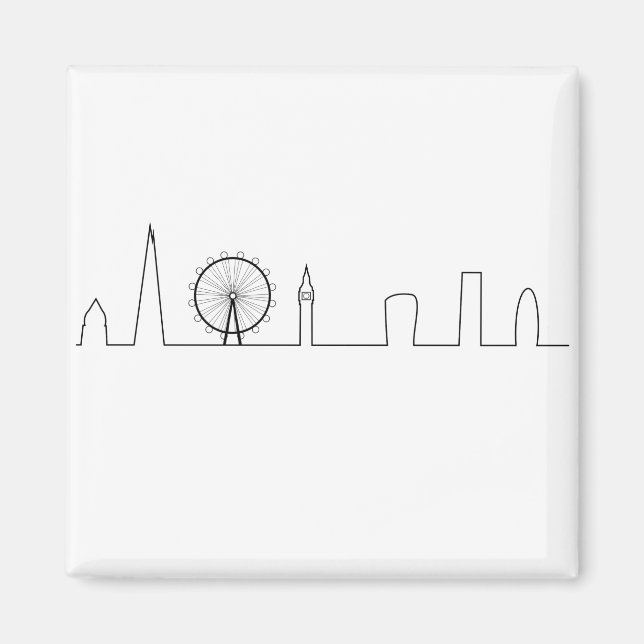 London Skyline Magnet (Framsidan)