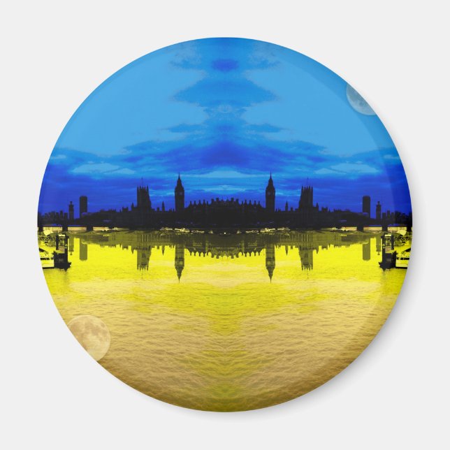 London Skyline Magnet (Framsidan)