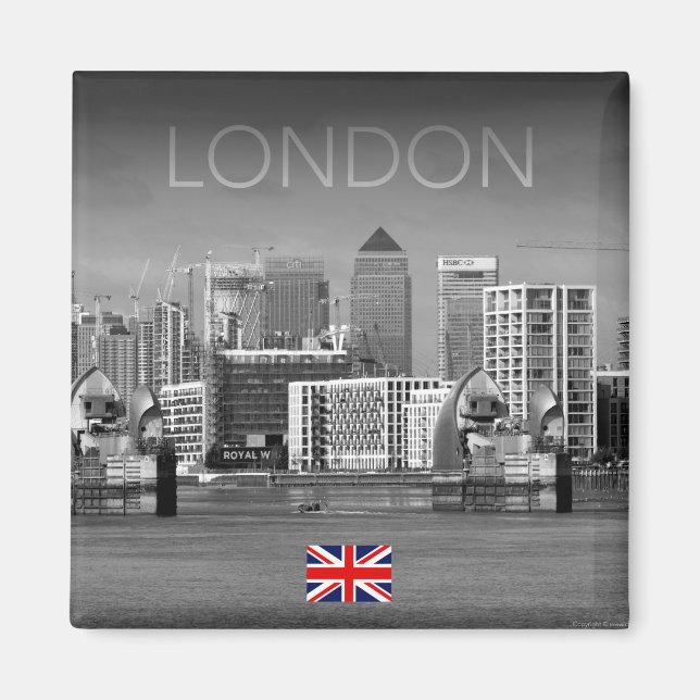 London Skyline Magnet (Framsidan)