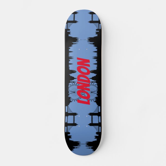 London Skyline Mini Skateboard Bräda 18,5 Cm (Framsida)