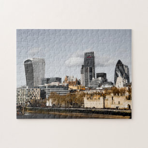 London Skyline Panorama-gåva Poster Pussel