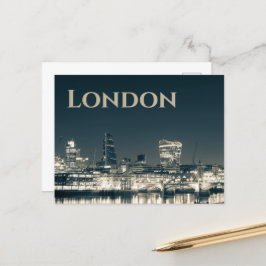 London Skyline Panorama Urban Souvenir Gift Helg Vykort