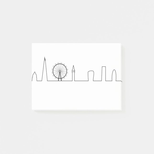 London Skyline Post-it Block (Framsida)