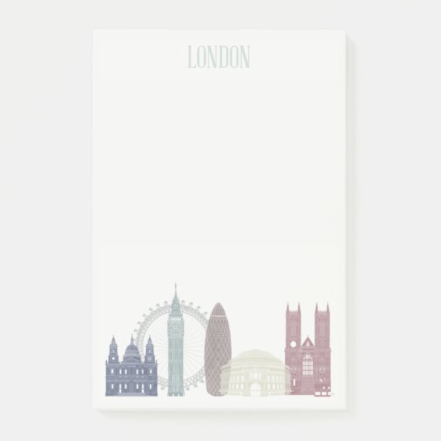 London Skyline Post-it Block (Framsida)