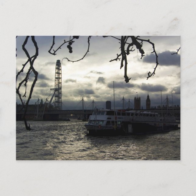 London Skyline Postcard Vykort (Framsida)