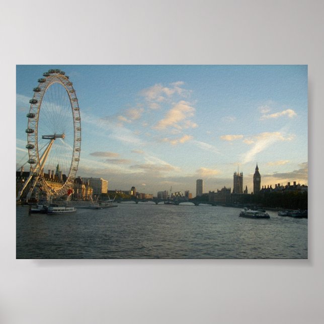 London Skyline Poster (Framsidan)