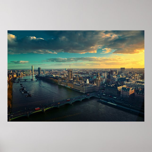 London Skyline Poster (Framsidan)