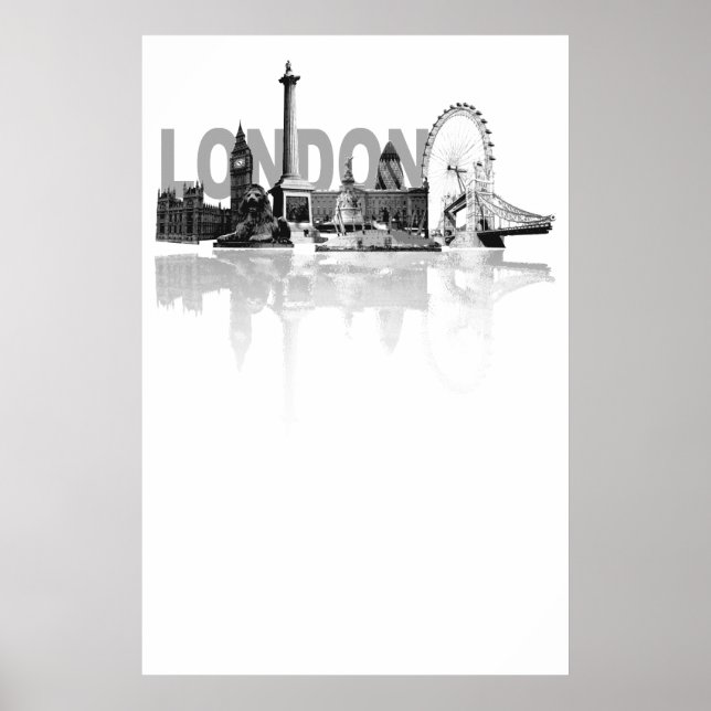 London Skyline Poster (Framsidan)
