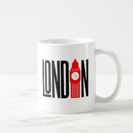 London Skyline Retro City Pride Design Kaffemugg
