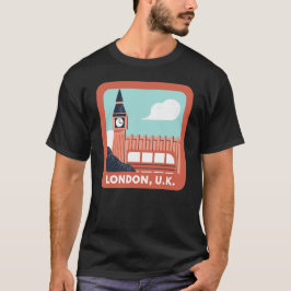 London Skyline Retro City Pride T Shirt