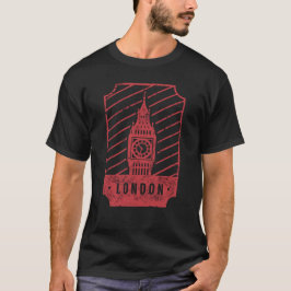 London Skyline Retro City Pride T Shirt