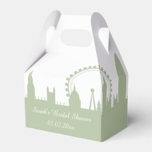 London Skyline Sage Personlig favourbox Presentaskar