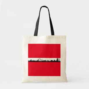 London Skyline Tote Bag Tygkasse