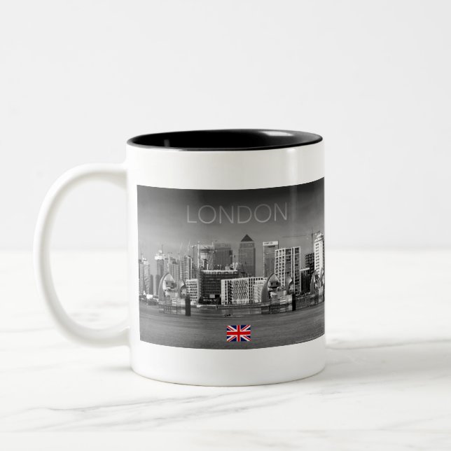 London Skyline Två-Tonad Mugg (Vänster)