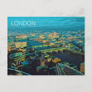 London Skyline Vykort