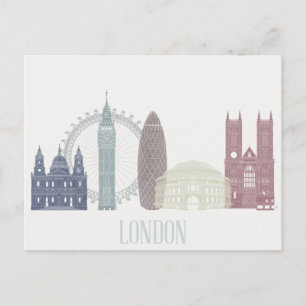 London Skyline Vykort