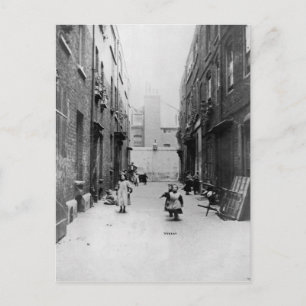 London Slums, 1899 Vykort