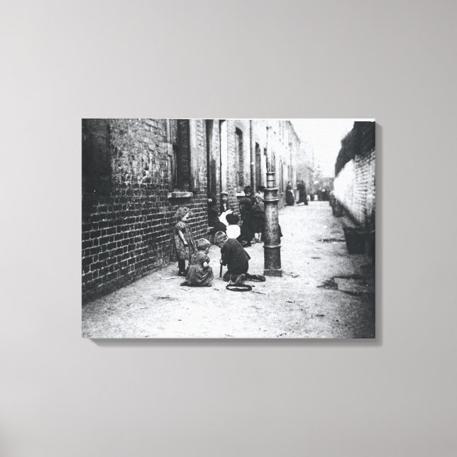 London Slums Canvastryck (Framsida)