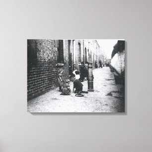 London Slums Canvastryck