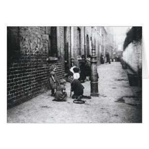 London Slums Hälsningskort