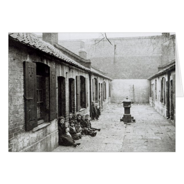 London Slums Hälsningskort (Framsidan Horizontal)