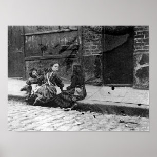 London Slums, tvinnar domstolen Poster