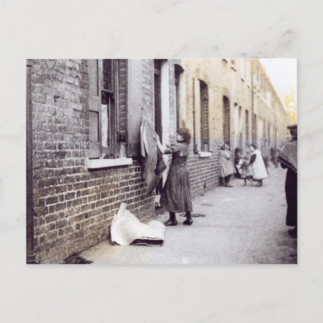 London Slums Vykort (Framsida)