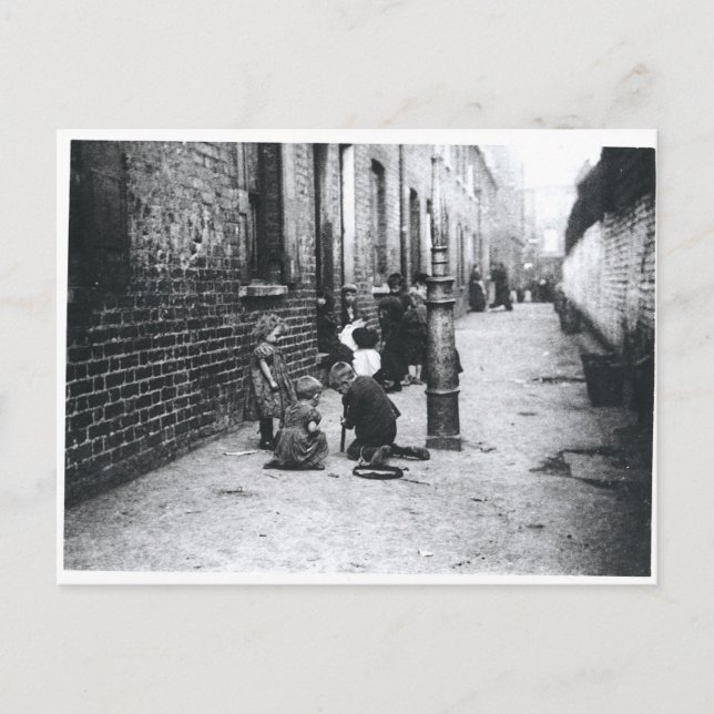 London Slums Vykort (Framsida)