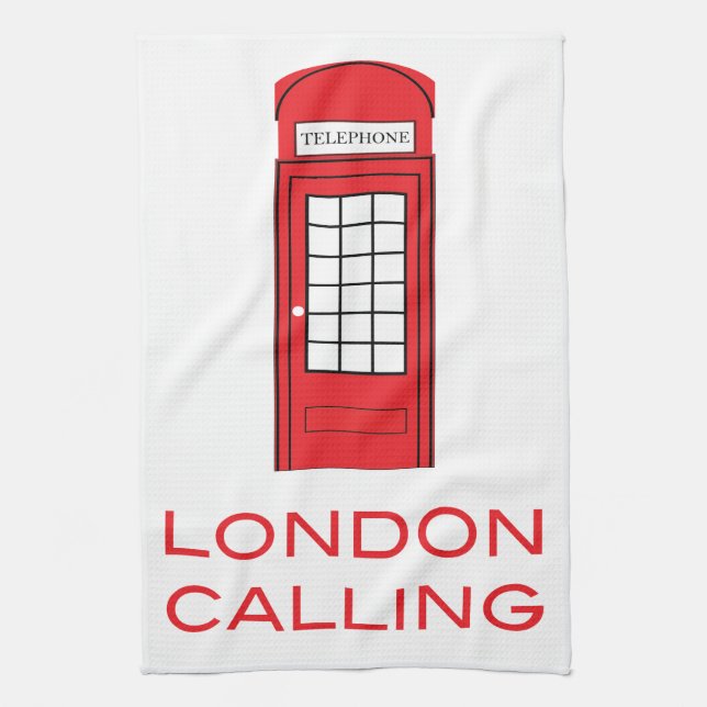 London som kallar det mobila båset kökshandduk (Vertikal)