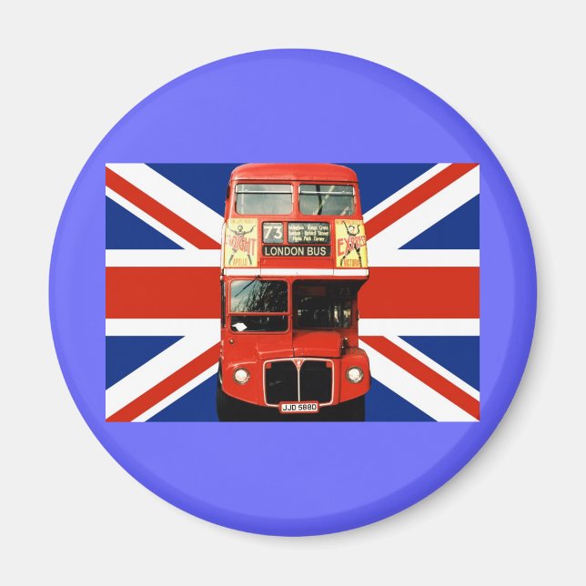 London Souvenir Fridge Magnet (Framsidan)