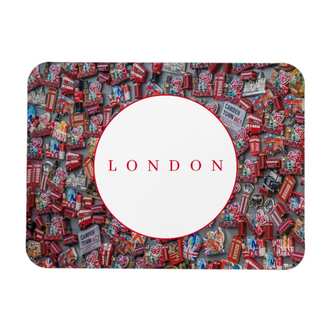 London souvenir magnets View-kylskåp Magnet (Horisontell)