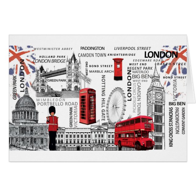 London souvenir merged.jpg hälsningskort (Framsidan Horizontal)
