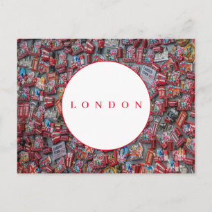 London souvenirmagneter vykort