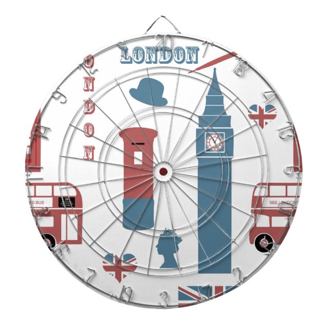 London Speciell Darttavla (Framsidan)